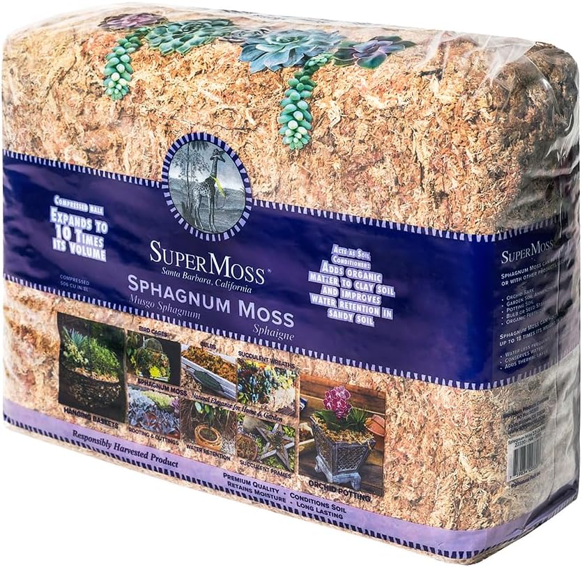 SuperMoss – Musgo seco para orquídea sphagnum seco
