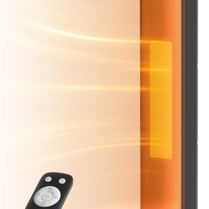 PELONIS Calentador de espacio de torre de cerámica de 30 pulgadas con termostato ajustable para habitaciones grandes, oscilación de 75, control PELONIS Calentador de espacio de torre de cerámica de 30 pulgadas con termostato ajustable para habitaciones grandes, oscilación de 75, control