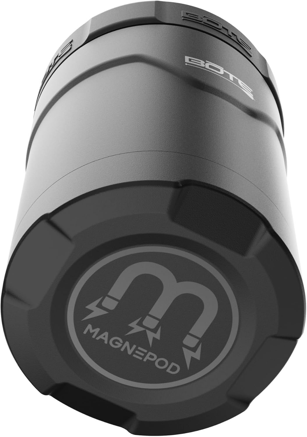 BOTE MagnePod Drinkware MAGNEChill – Enfriador de latas de tamaño corto, anillo de interruptor adaptable mantiene la cerveza fría lata aislada se