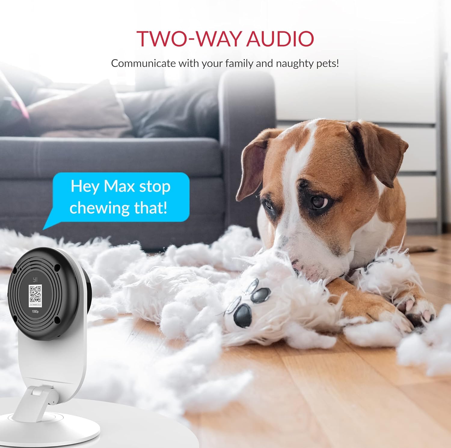 YI Cámara de seguridad para el hogar Pro 2K, cámara interior de 2.4 GHz con persona, vehículo, detección inteligente de animales, aplicación de