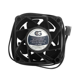 Coolerguys Ventilador de alta velocidad CG6025H24B2-3Y de 2.362×2.362×0.984 in 24 VDC 3Pin Coolerguys Ventilador de alta velocidad CG6025H24B2-3Y de 2.362×2.362×0.984 in 24 VDC 3Pin