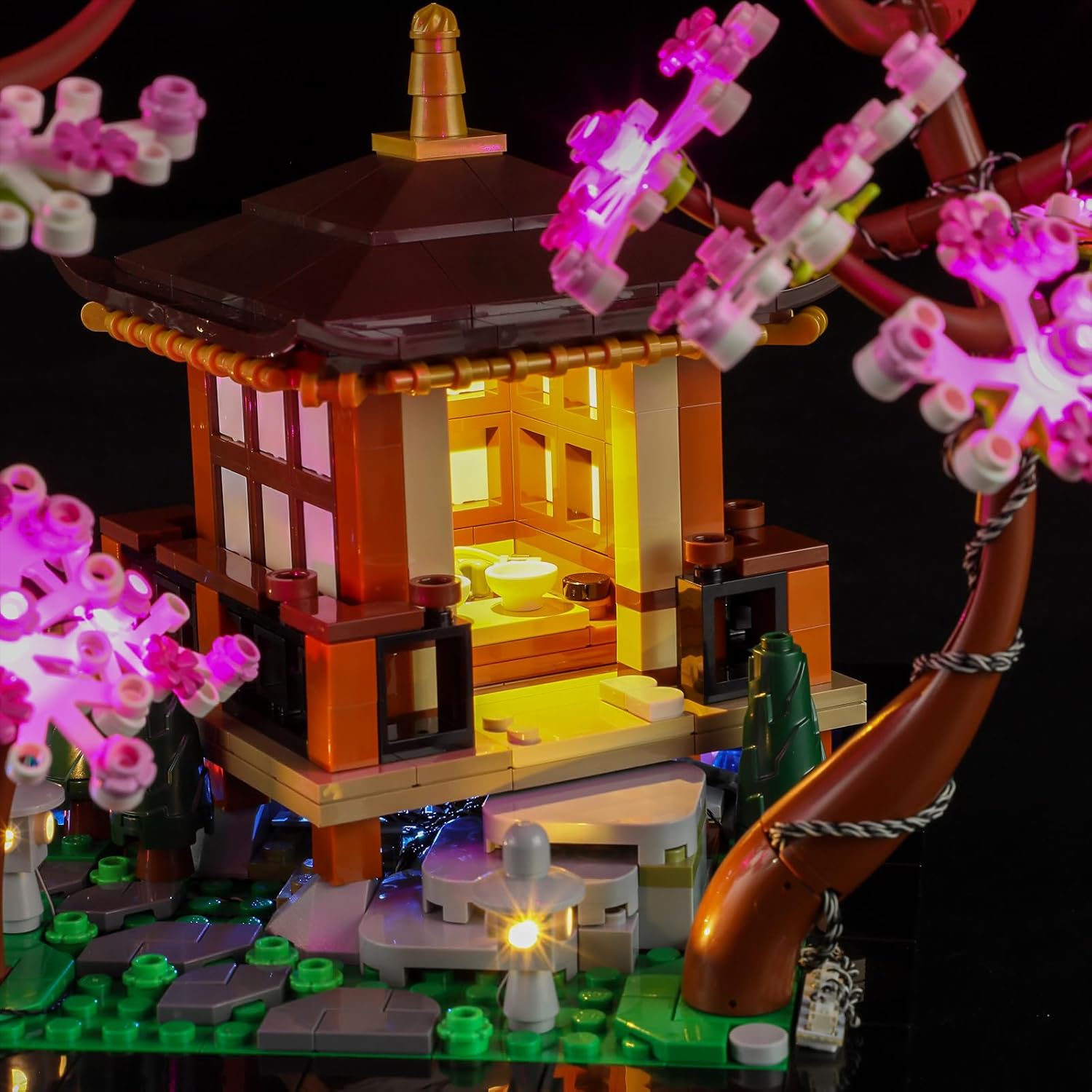 BRIKSMAX Kit de iluminación LED para Lego Tranquil Garden (versión mejorada)- Compatible con Lego Icons 10315 Modelo de bloques de construcción, no