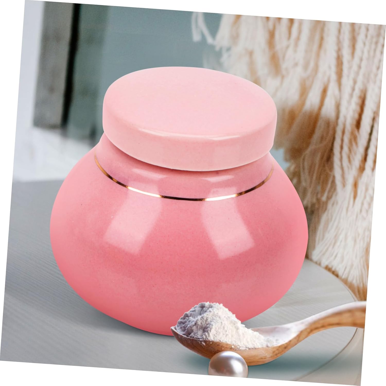 Botellas de almacenamiento, latas de almacenamiento de té, recipiente hermético de cocina, recipiente de cerámica para té, café, azúcar, velas, mini