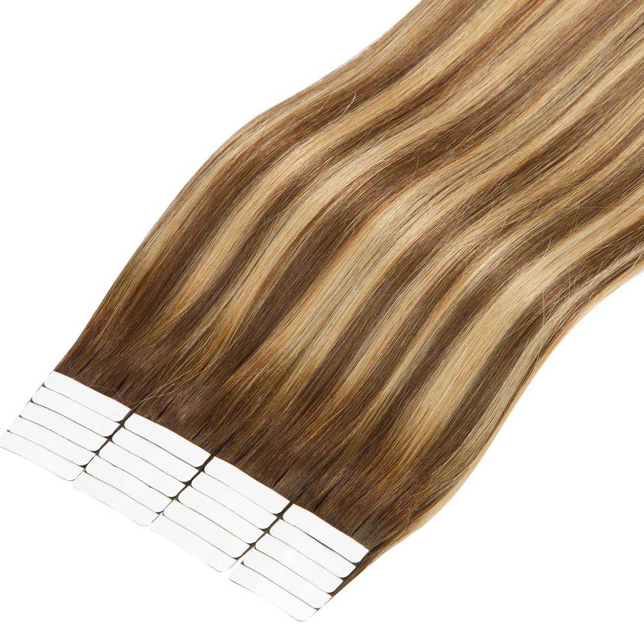 Lacerhair – Extensiones de cabello humano sin costuras de la mejor calidad, con Balayage y color degradado, de cabello humano 100% virgen, con cinta