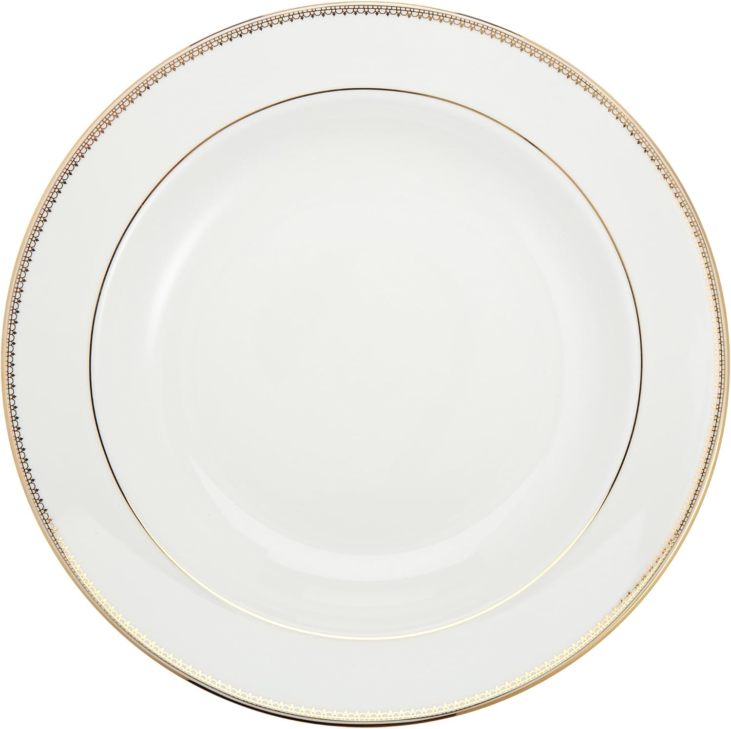 Wedgwood Vera Wang Vera Lace Gold – Plato de sopa con borde de 9 pulgadas