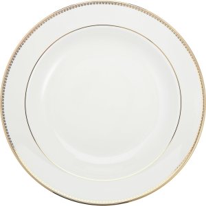 Wedgwood Vera Wang Vera Lace Gold – Plato de sopa con borde de 9 pulgadas Wedgwood Vera Wang Vera Lace Gold – Plato de sopa con borde de 9 pulgadas