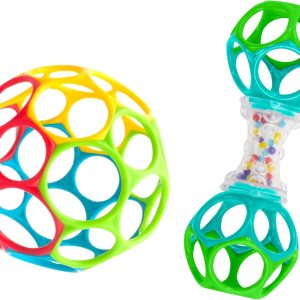 Bright Starts Easy-Grasp Oball Bundle Set de regalo – Agarra el día, juguetes de pelota y sonajero, paquete de 2, sin BPA, unisex, recién nacido + Bright Starts Easy-Grasp Oball Bundle Set de regalo – Agarra el día, juguetes de pelota y sonajero, paquete de 2, sin BPA, unisex, recién nacido +