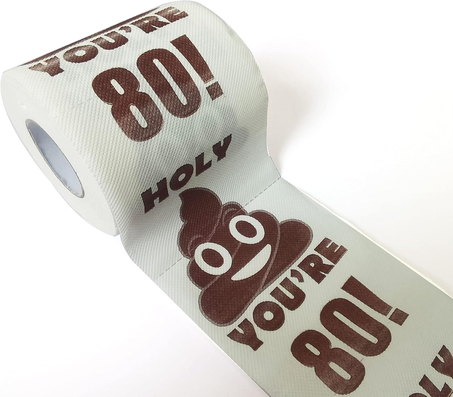 Feliz cumpleaños Holy Poop You’re xx Years Old Style – Papel higiénico de papel higiénico de pañuelo, broma, divertida fiesta de cumpleaños, idea de