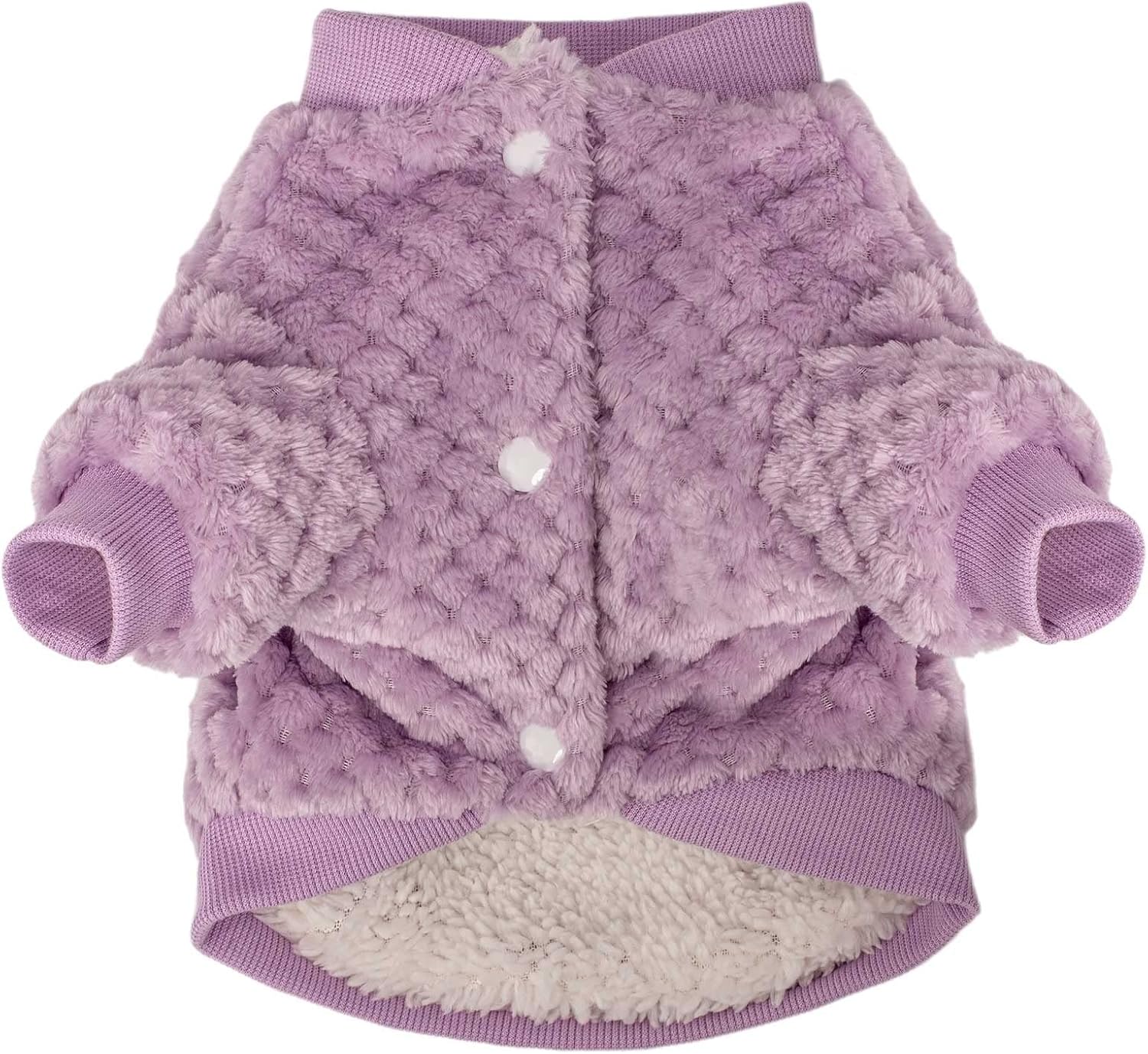 Suéter para perro, abrigo para perro o gato pequeño y mediano, chaqueta cálida de franela suave para cachorros, perros hembras o niños, chaleco para