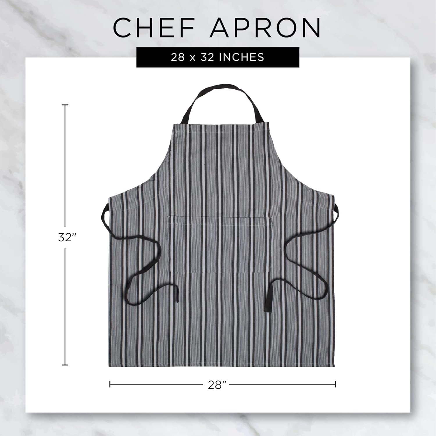 DII Delantal de cocina unisex de Navidad para mujeres y hombres, lazos ajustables y bolsillos delanteros grandes