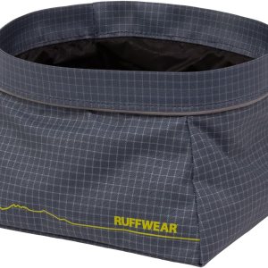 Ruffwear, Great Basin – Cuenco para perro, impermeable, plegable, para alimentos y agua, color azul pizarra, grande Ruffwear, Great Basin – Cuenco para perro, impermeable, plegable, para alimentos y agua, color azul pizarra, grande