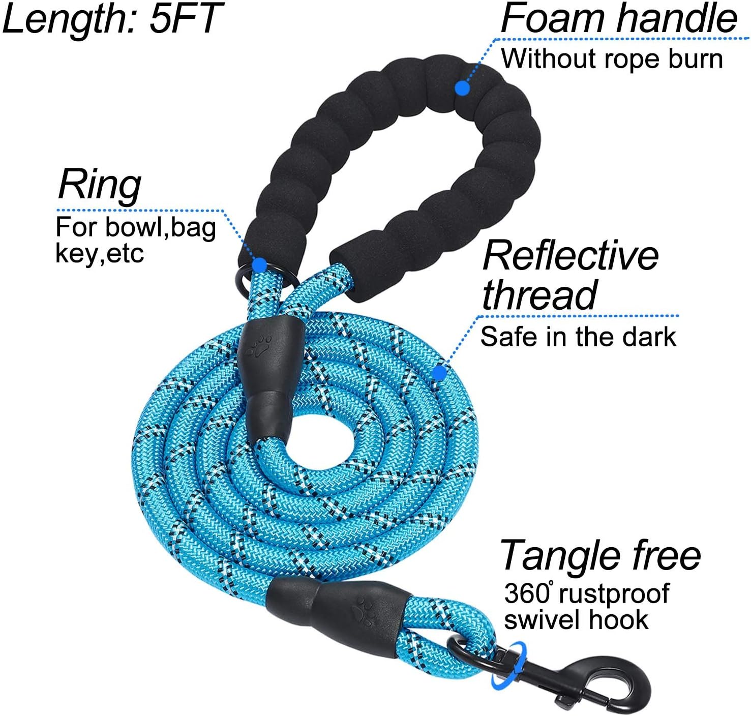 Arnés para perro, transpirable, diseño para meter por las patas, para cachorros y perros, o gatos pequeños o medianos, color azul