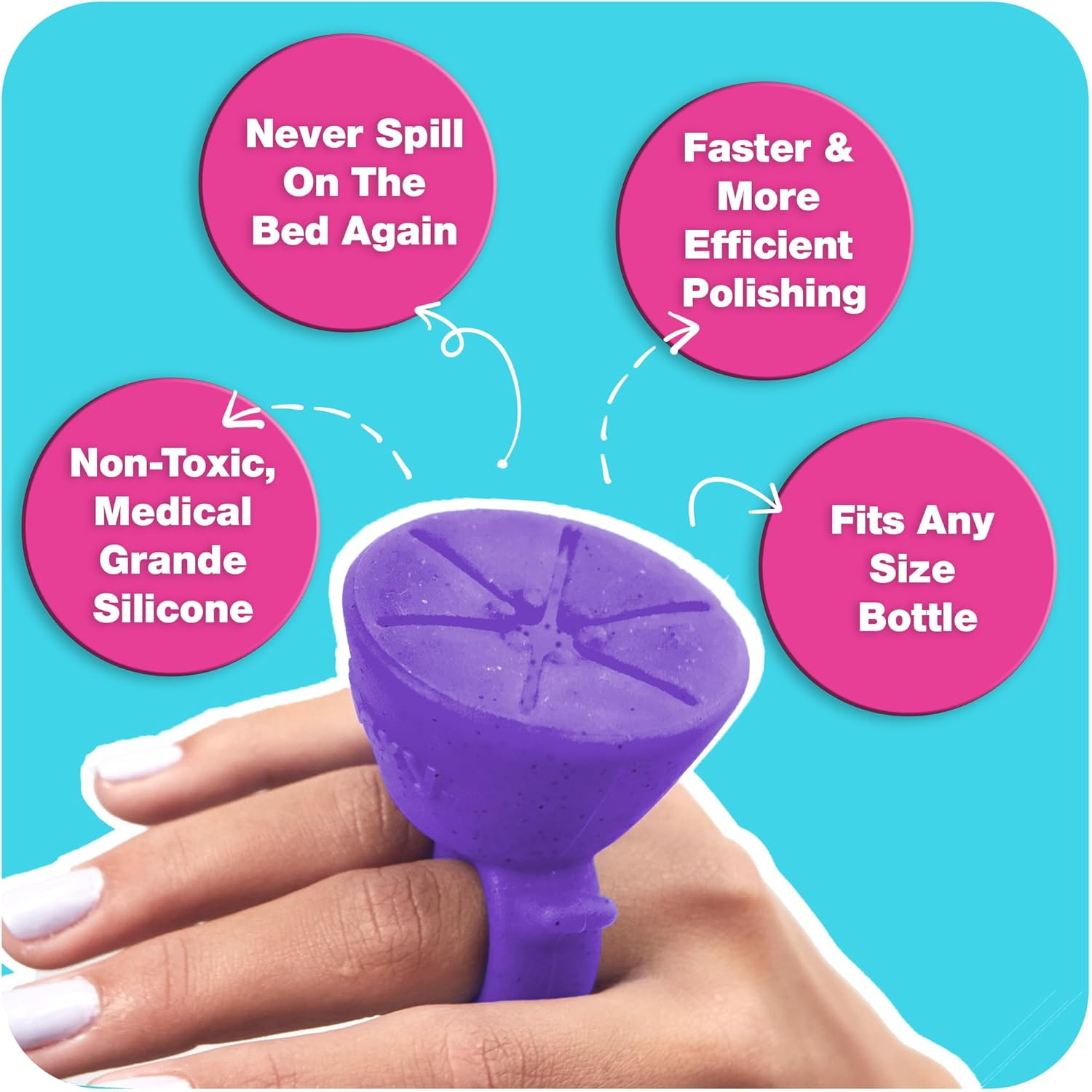 tweexy soporte para frascos de esmalte de uñas