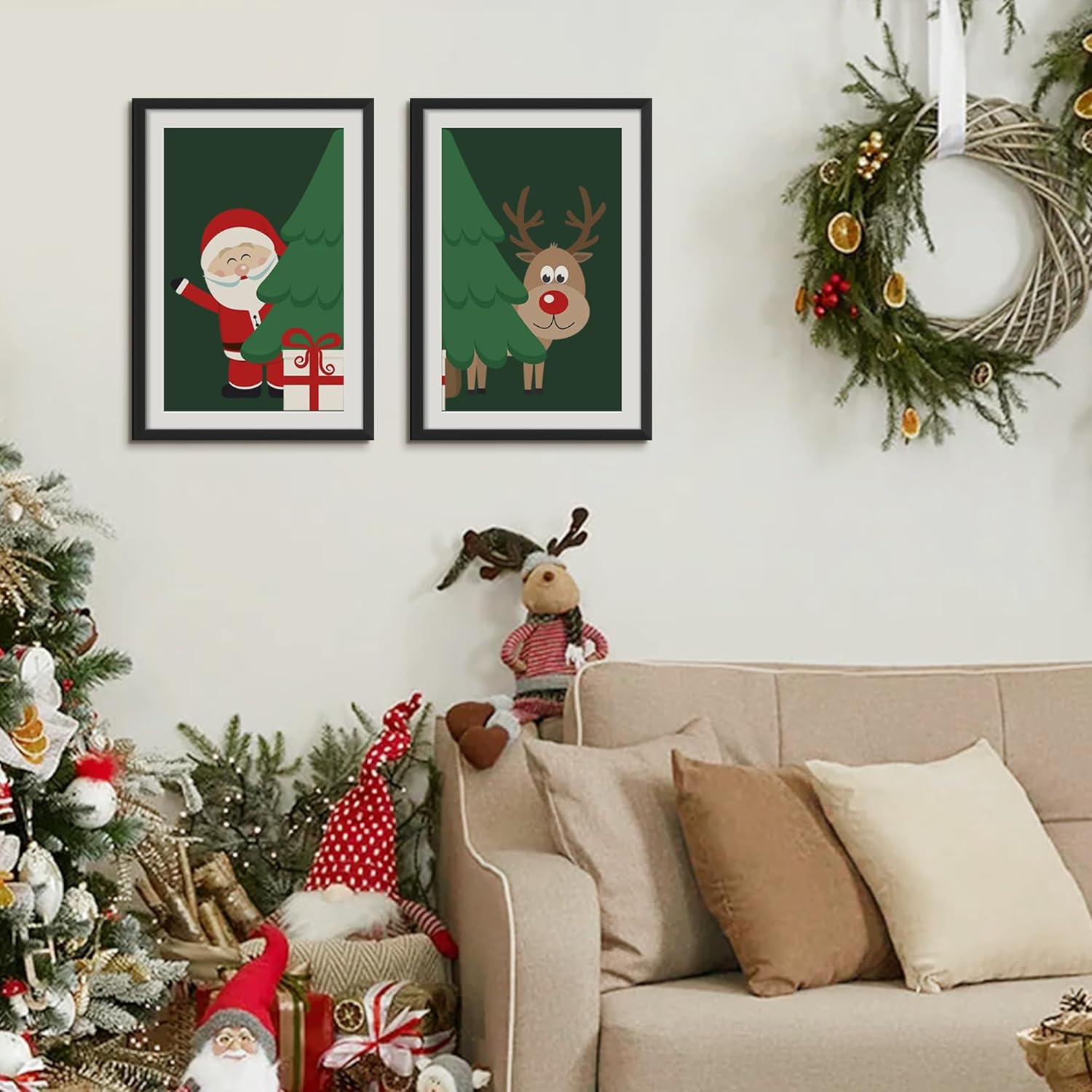 upsimples – Portarretratos para galería de fotografías en la pared, marcos para fotos de 11 x 17 pulgadas con paspartú o 13 x 19 pulgadas sin