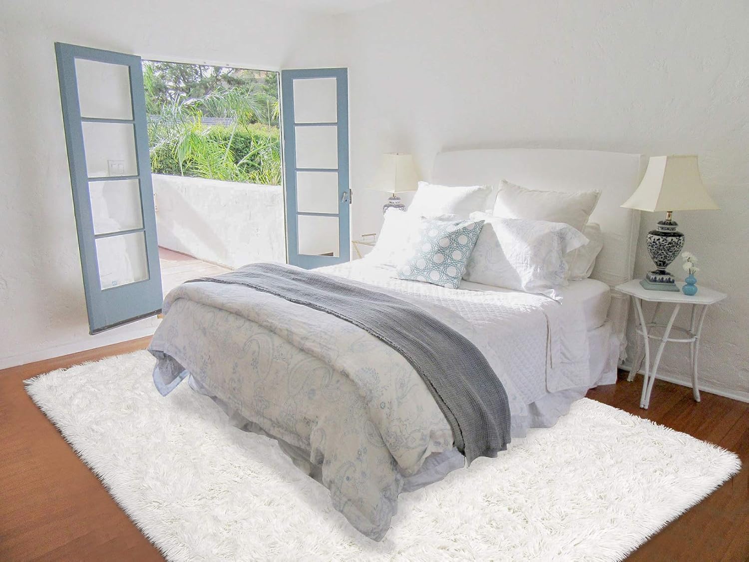 Homore – Alfombra mullida de lujo para áreas modernas, para dormitorio, sala de estar, alfombra súper suave y cómoda, lindas alfombras para niños,