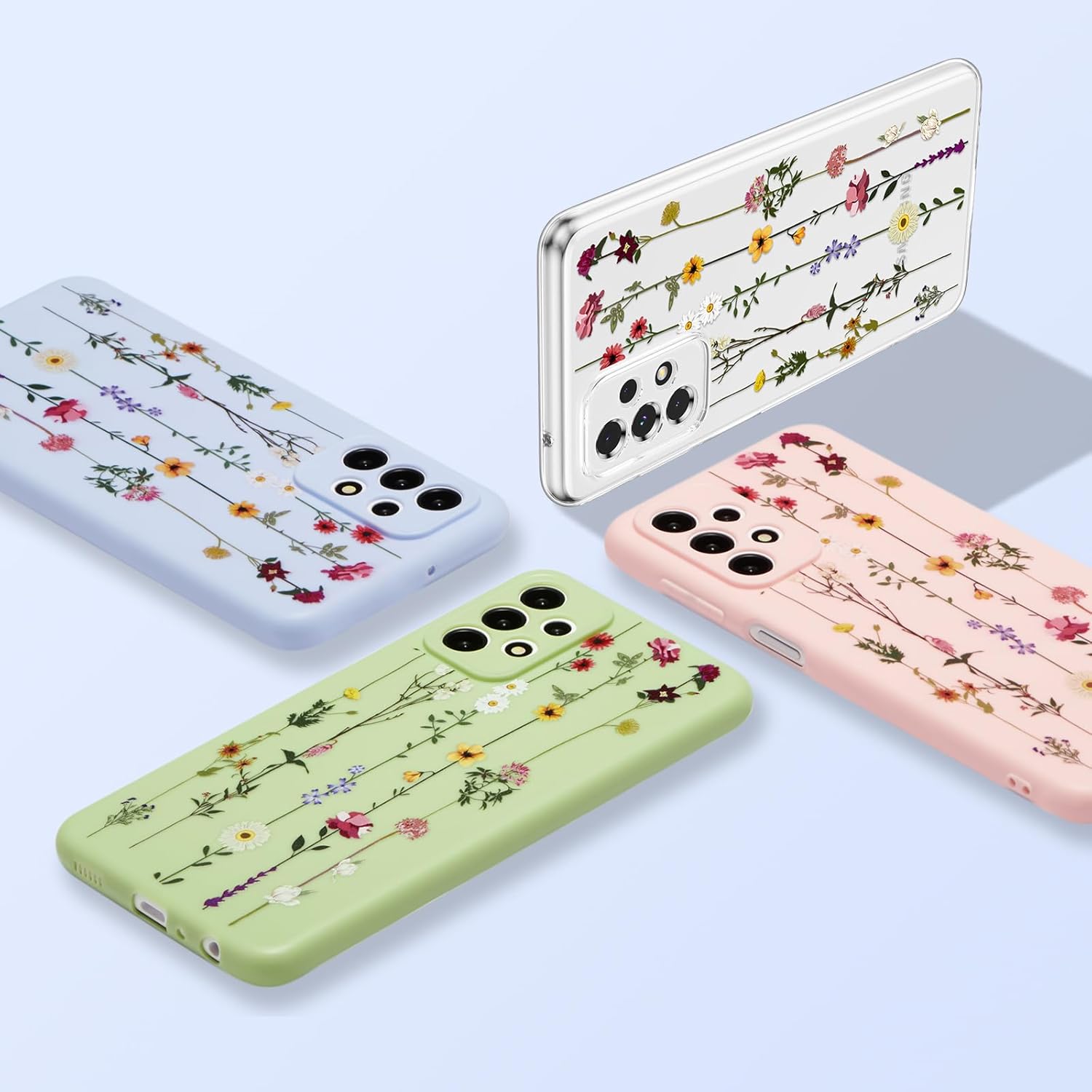 ZTOFERA Funda para Samsung Galaxy A53 5G, suave y delgada, a prueba de golpes, para niñas y niñas, color morado