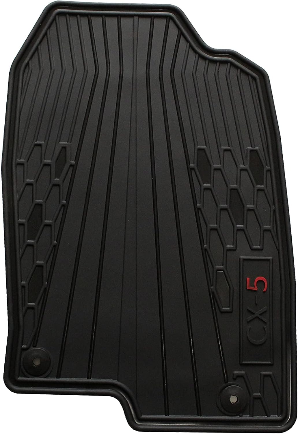Alfombrillas de coche para Mazda CX5 FWD OEM originales  todo tipo de clima  de goma resistente  (2017, 2018, 2019, 2020, 2021, 2022, 2023) juego