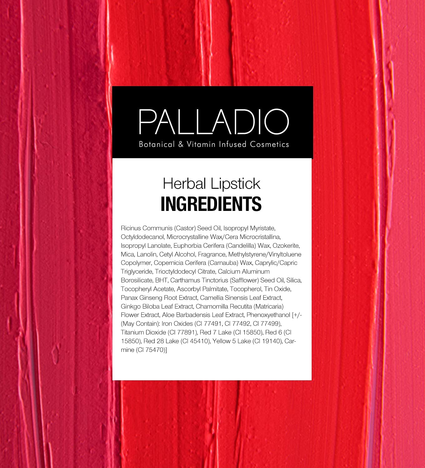 Palladio Lápiz labial mate a base de hierbas, cremoso y cobertura completa, lápiz labial mate de larga duración, ron real