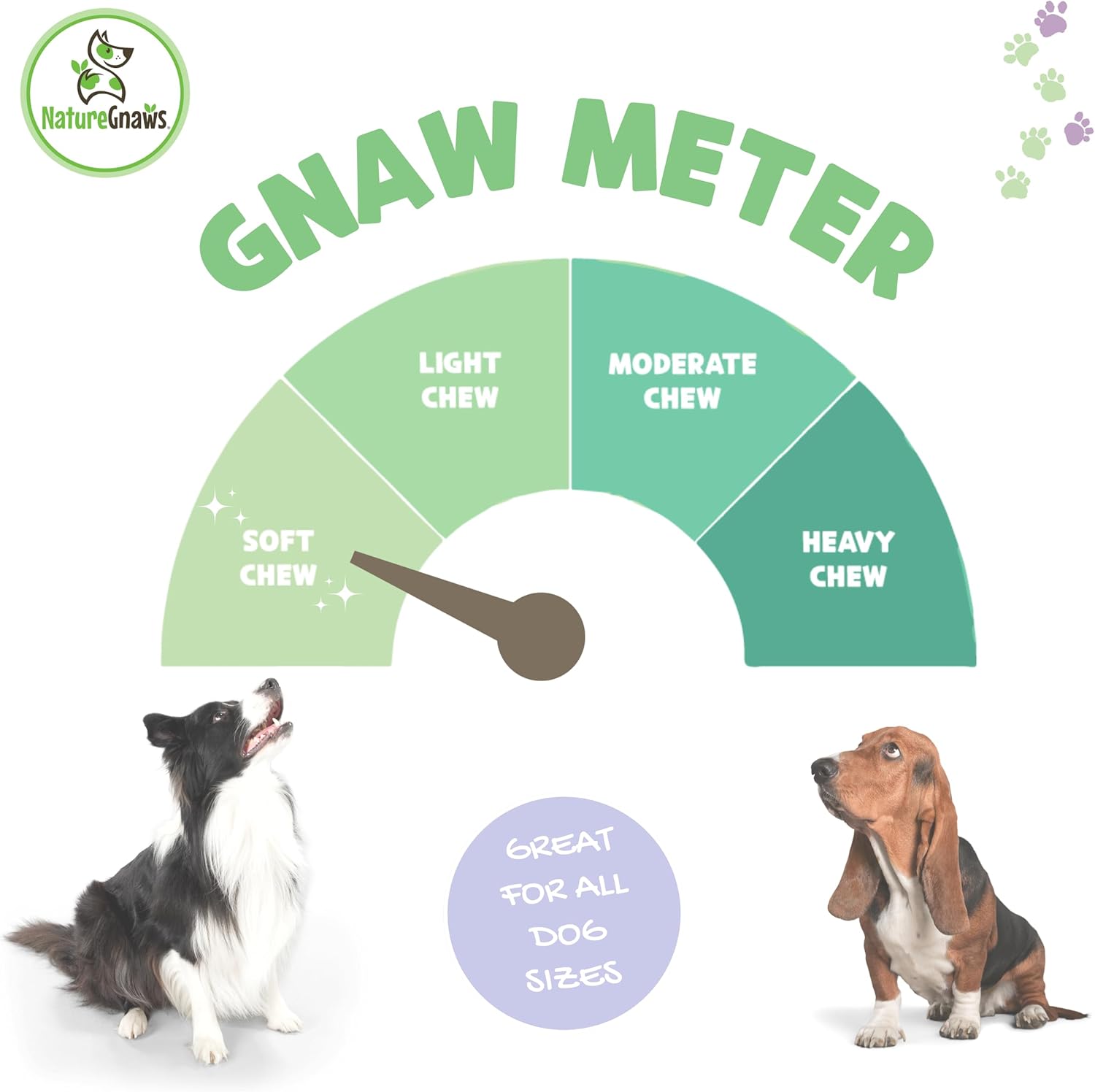 Nature Gnaws – Chips crujientes de Estados Unidos para perros – Golosinas naturales masticables para perros de un solo ingrediente – Fabricado en