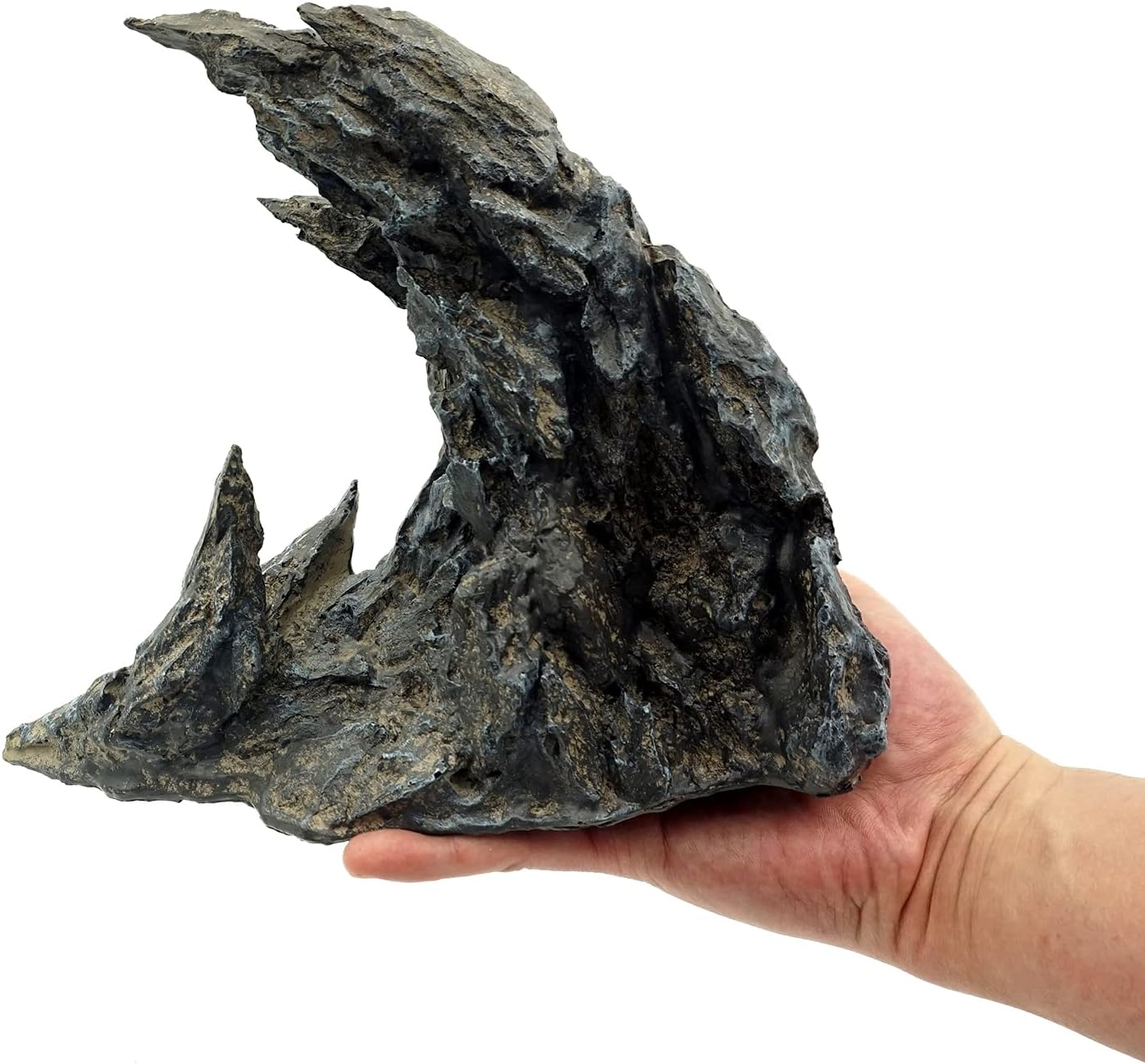 Rocas decorativas para pecera. Modelo de decoración de acuario. Paisaje acuático superior fácil (Soul Canyon-16 pulgadas)