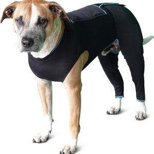 BENEFAB Traje terapéutico cómodo para perros, chaqueta ligera de infrarrojos lejanos para caninos de todas las edades, traje de compresión relajante BENEFAB Traje terapéutico cómodo para perros, chaqueta ligera de infrarrojos lejanos para caninos de todas las edades, traje de compresión relajante