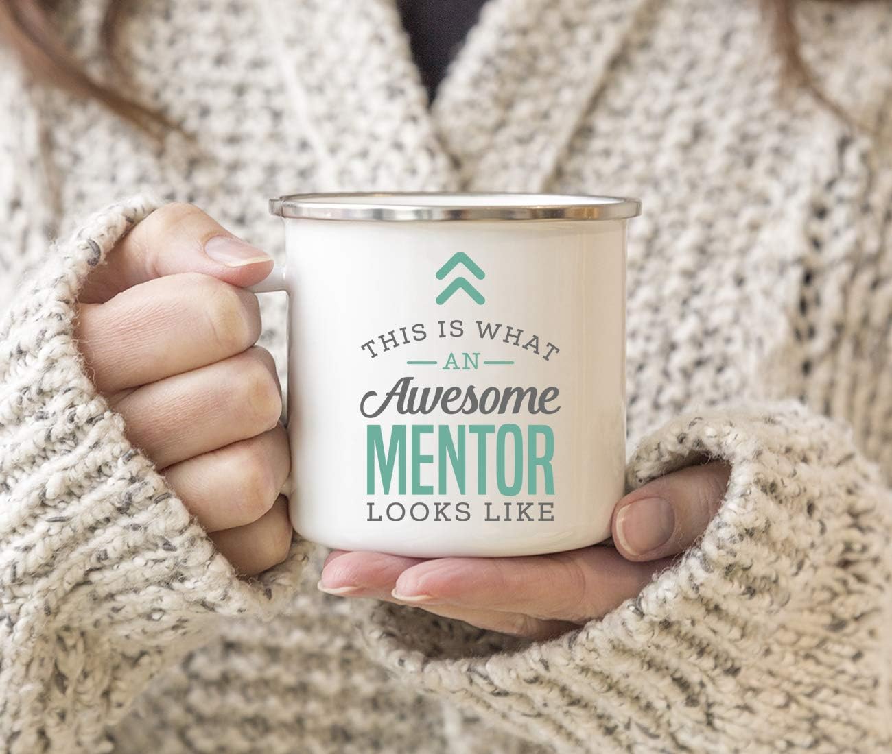 Andaz Press Taza de café de acero inoxidable de 11 onzas para regalo, This is What an Awesome Mentor Looks Like, 1 paquete, ideas de regalo de