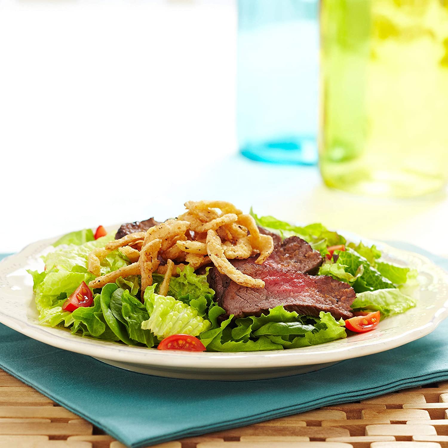Cebolla crujiente ligeramente salada Fresh Gourmet, 24 onzas, 6 por caja.