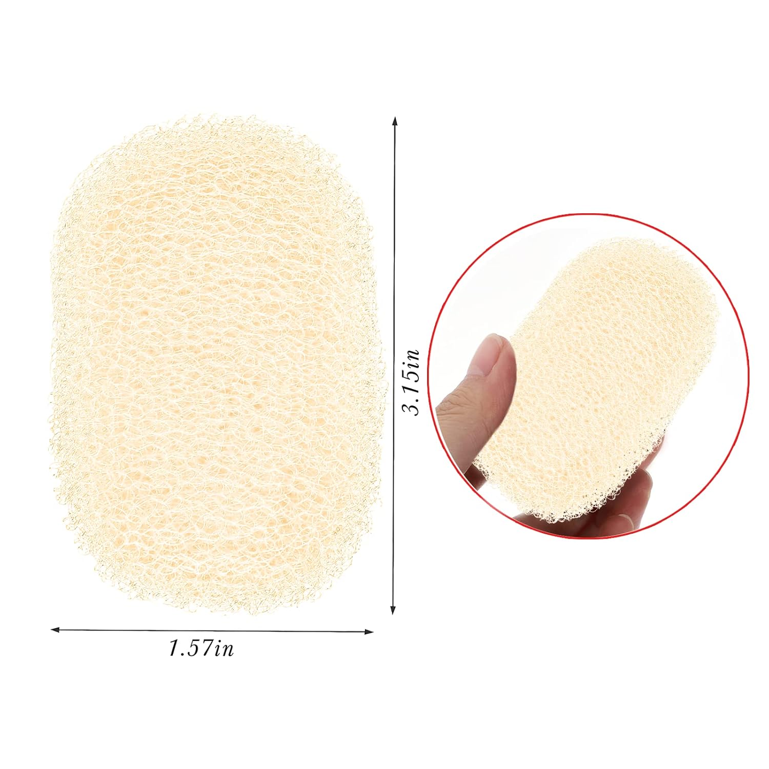 Juego de 2 peines voluminizadores para el cabello, peines Bump It Up, clips de peinado y herramientas de updo para mujeres y niñas (beige)