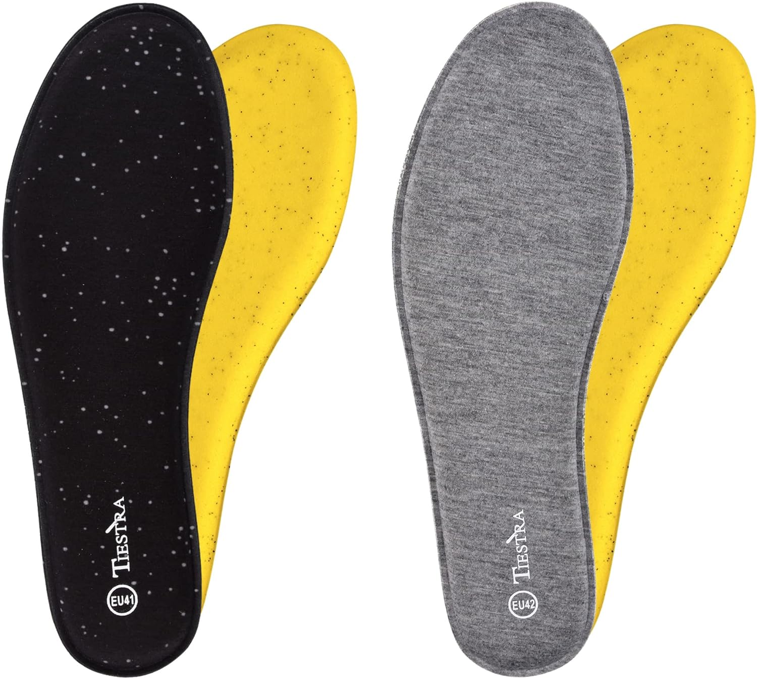 2 pares de plantillas de espuma viscoelástica para hombre, plantillas de repuesto para botas de trabajo, zapatos de correr, amortiguadores