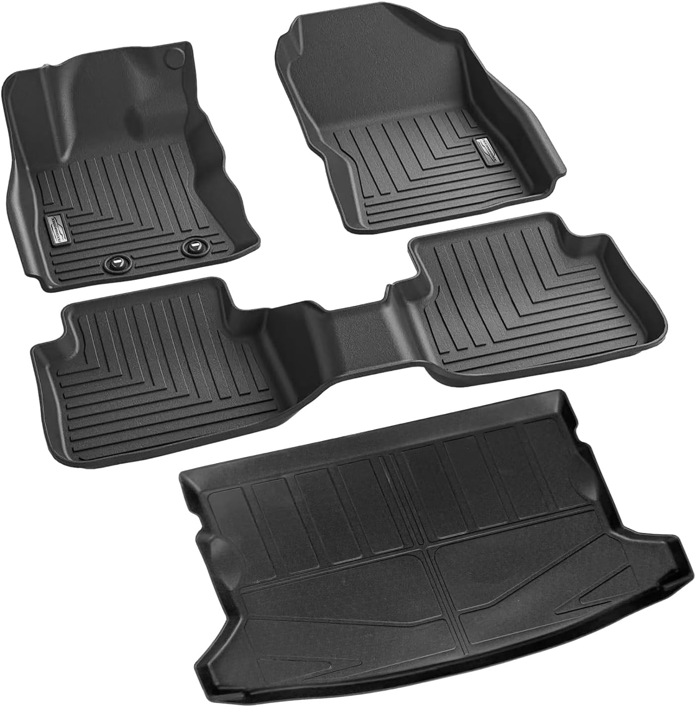 Alfombrillas y forro de carga compatibles con Subaru Crosstrek 2024Subaru Impreza 2024 TPE para todo tipo de clima, revestimiento de goma para todo