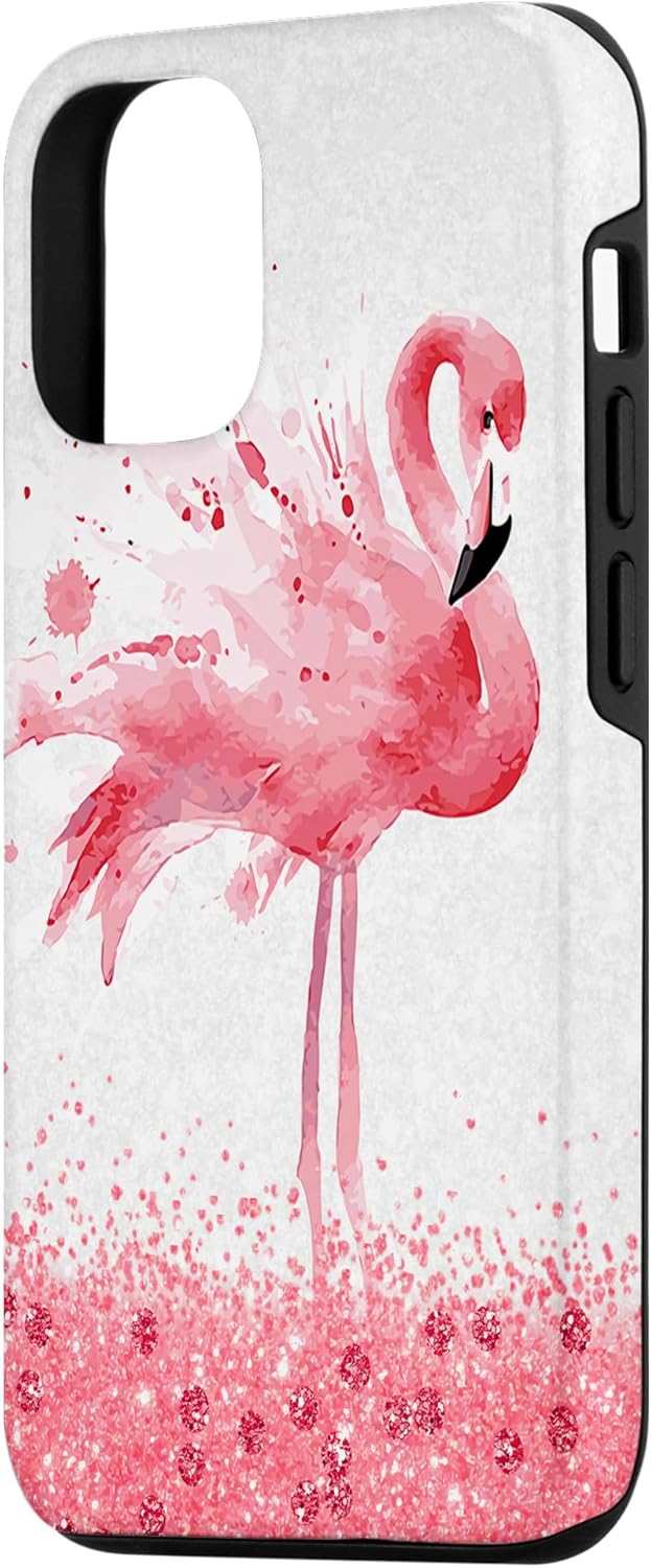Funda para iPhone 14 Cute Flamingo Women Girls Flamingos Birds