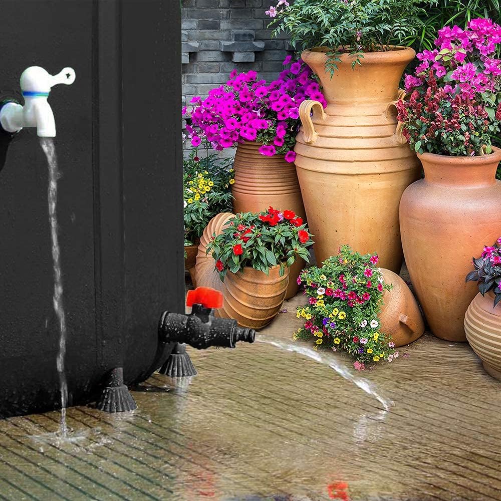 RIOBOW – Barril de recolección de agua de lluvia, sistema de recolección de agua de lluvia, barril de lluvia, barril de agua, tanques de