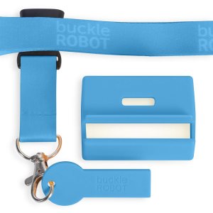 Funda protectora para cinturón de seguridad con hebilla de alta calidad con llave de liberación y cordón, ayuda a mantener a niños y adultos Funda protectora para cinturón de seguridad con hebilla de alta calidad con llave de liberación y cordón, ayuda a mantener a niños y adultos