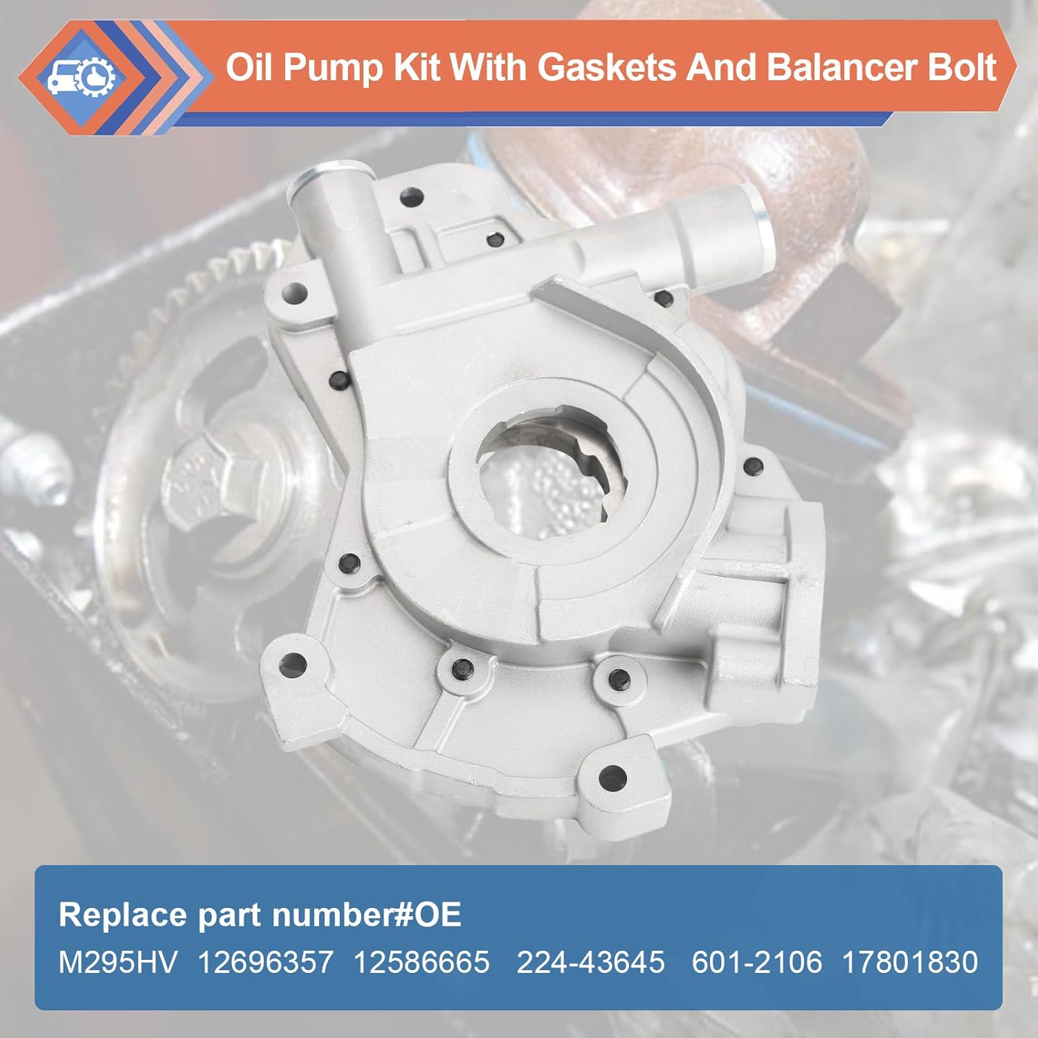 ZONFANT Kit de bomba de aceite de alto volumen compatible con Chevy Silverado Avalanche Suburban Tahoe GMC Yukon Cadillac Escalade Buick Isuzu 4.8L