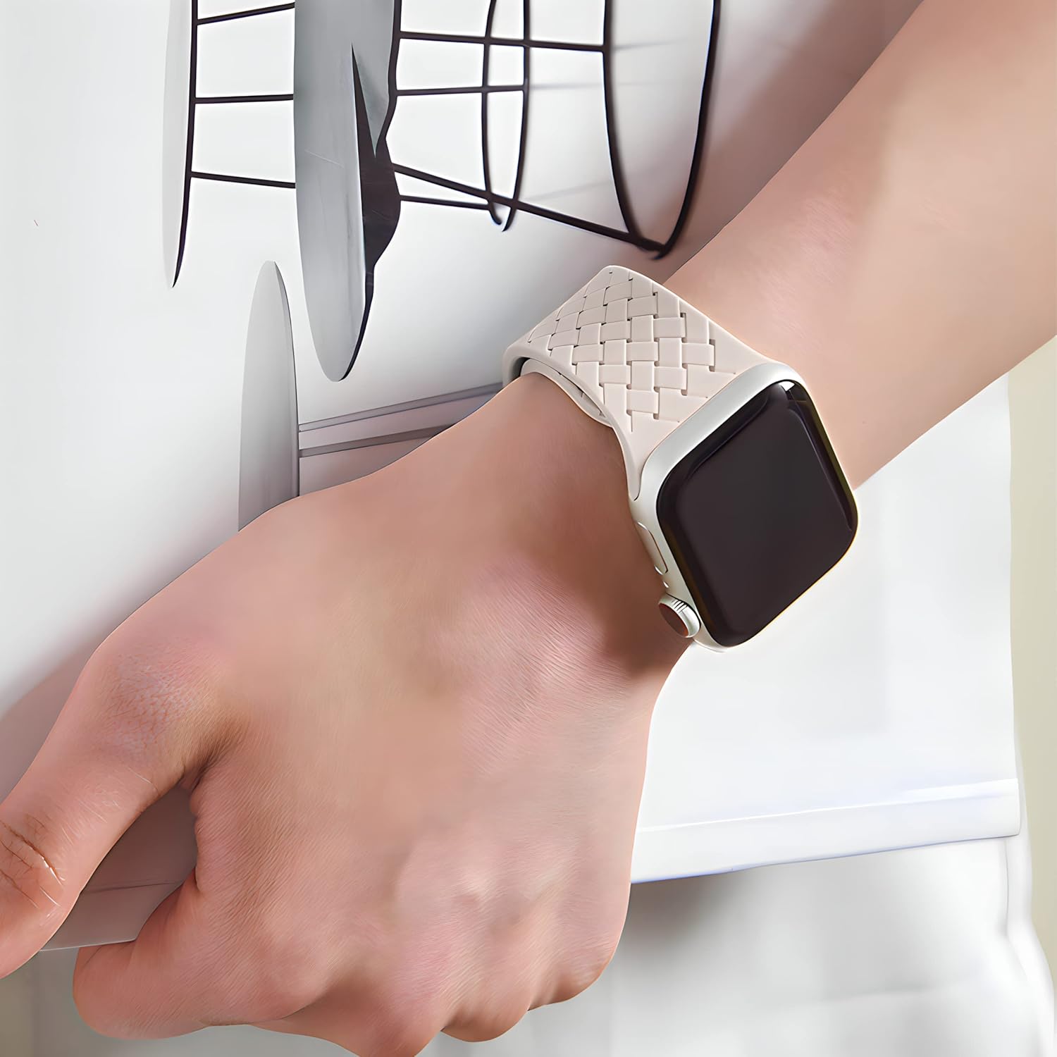 Correa compatible con Apple Watch de 1.929 in 1.772 in 1.732 in 1.654 in 1.614 in 1.575 in 1.496 in iWatch Ultra SE Series 87654321 Correa deportiva