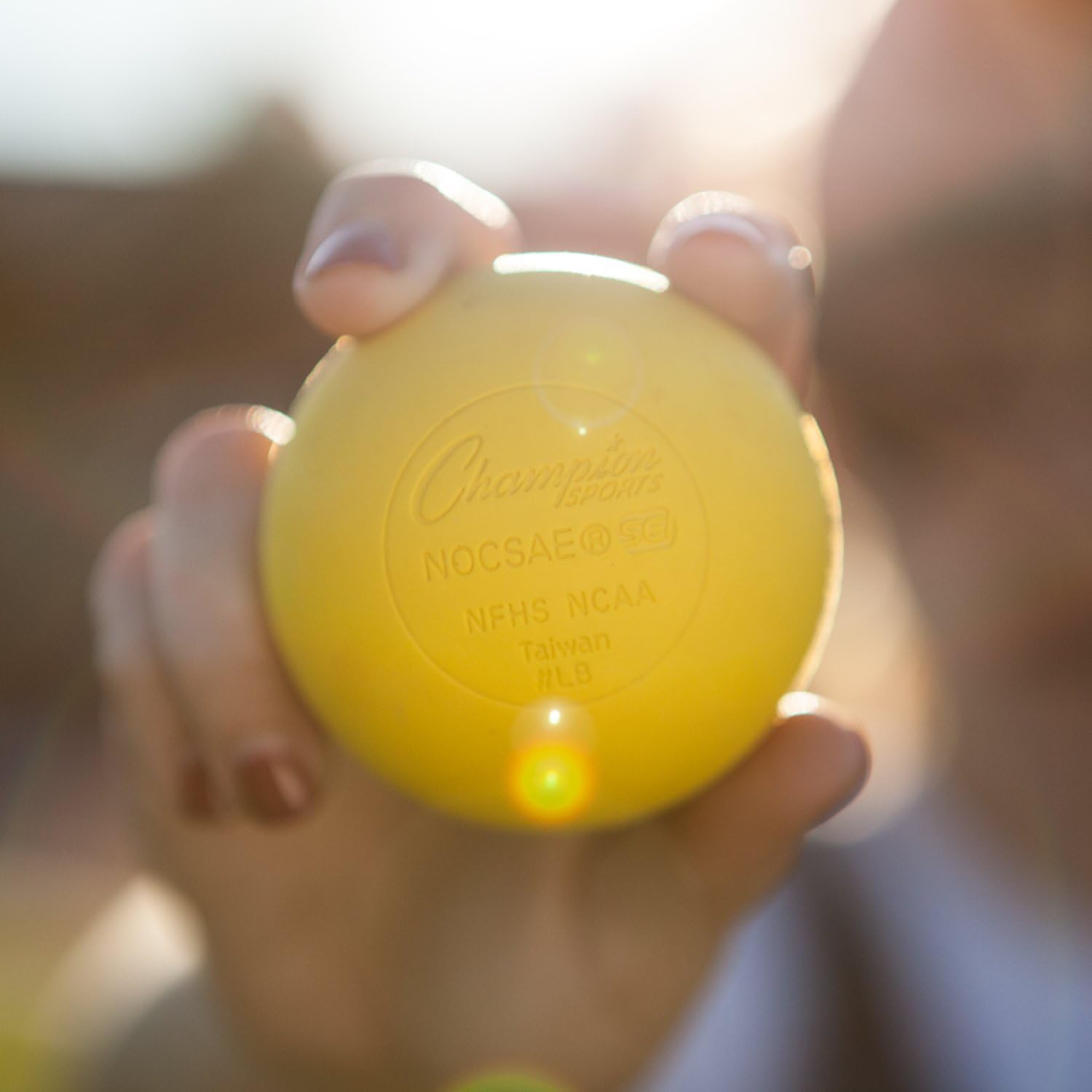 Champion Sports – Pelotas de colores para lacrosse, tamaño oficial para juegos profesionales, universitarios y escolares, prácticas y recreación,