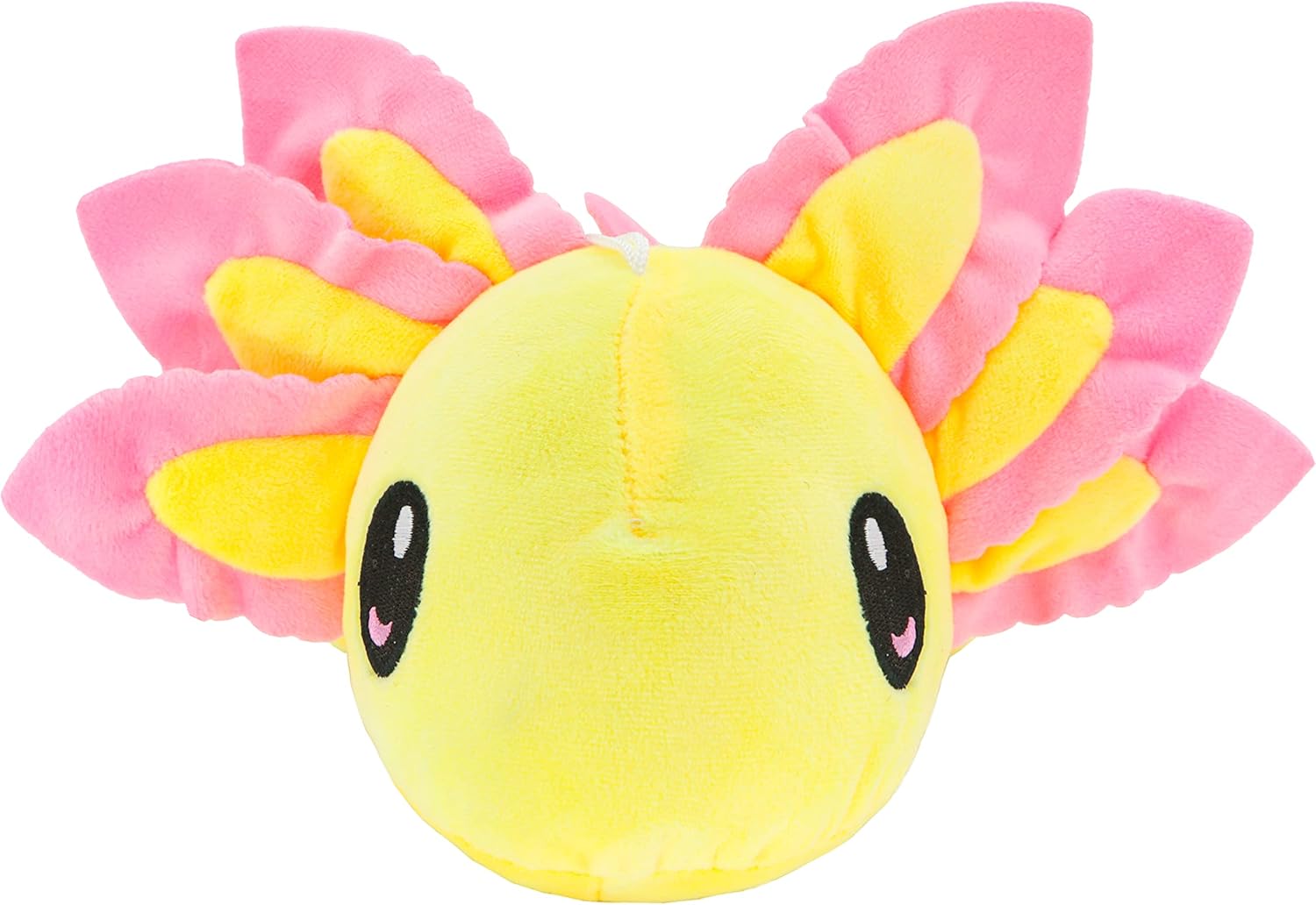 Juguete de peluche de ajolotl, suave y lindo animal de peluche de ajolote de salamandra, regalo para niños y niñas (amarillo)
