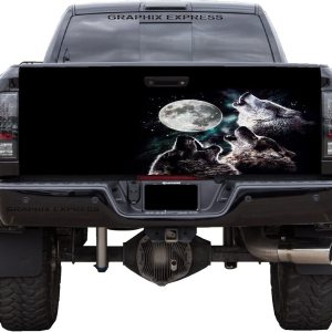 GRAPHIX EXPRESS Truck Tailgate Wrap for Pickup Trucks (T331 Wolf) Tailgate Decal Tailgate Decals for Pickup Trucks Truck Decals and Graphics Decals GRAPHIX EXPRESS Truck Tailgate Wrap for Pickup Trucks (T331 Wolf) Tailgate Decal Tailgate Decals for Pickup Trucks Truck Decals and Graphics Decals