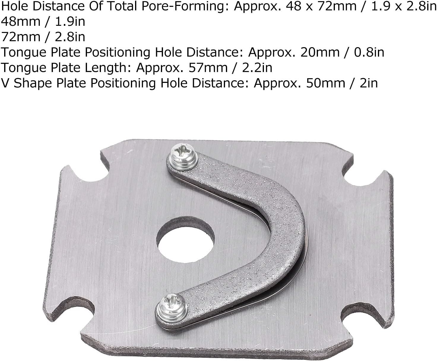 Placa de válvula de compresor de aire, accesorio de repuesto de pieza de metal, 38 pulgadas, 1.890 x 2.835in, 1P2.5P3P4P