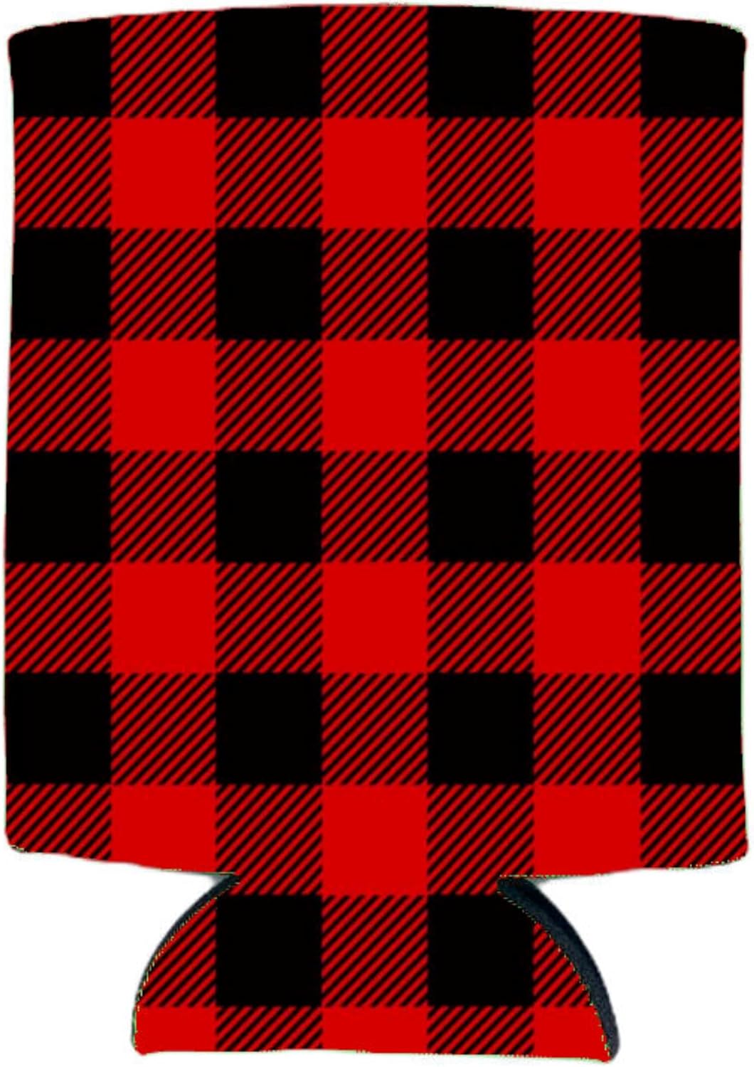 Buffalo Check Flannel Pattern – Enfriador plegable para latas