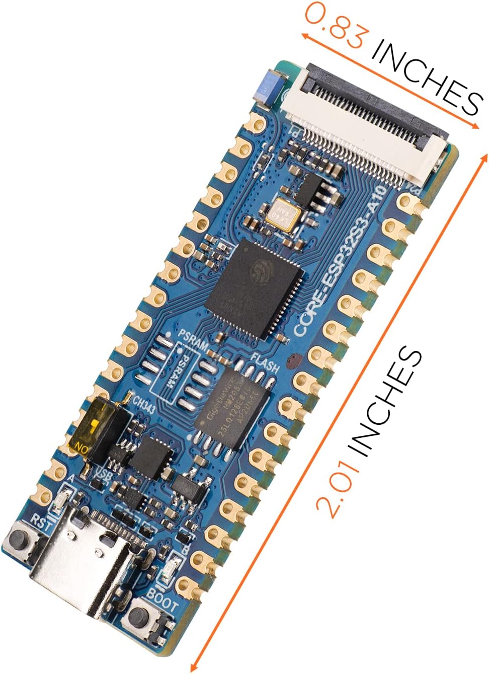 3 placas de desarrollo USB C ESP32 S3, ESP32-S3 MCU con PSRAM de 8 MB, flash de 16 MB y SRAM de 512 K, placa ESP32 con WiFi, Bluetooth, CH343P a