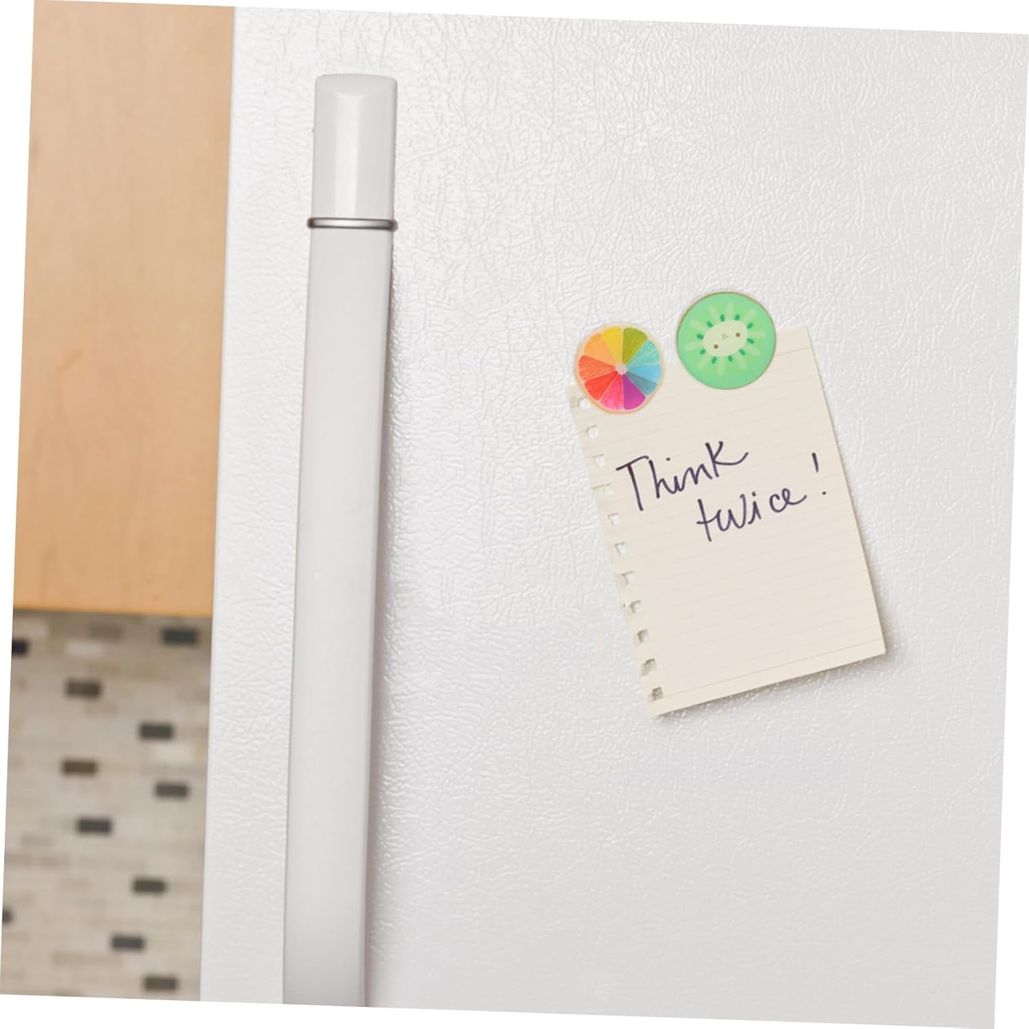 TIDTALEO Locker Decor 8pcs Fruit Soft Magnetic Refrigerator Magnetic Sticker Acrylic Cartoon Fridge Magnet