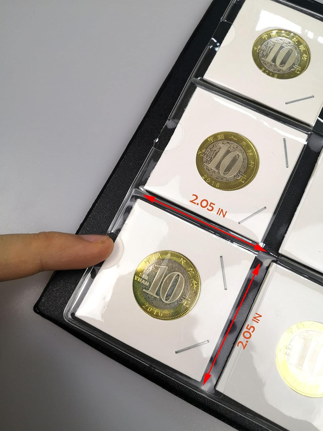 Soportes para álbumes de monedas para coleccionistas, suministros de colección de monedas de Penny Monedas, libro de monedas de cartón para