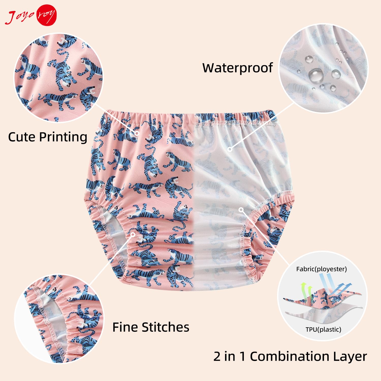 Fundas de pañales para niñas, pantalones de goma para niños, fundas de plástico para pañales para niños, pantalones de entrenamiento de plástico,