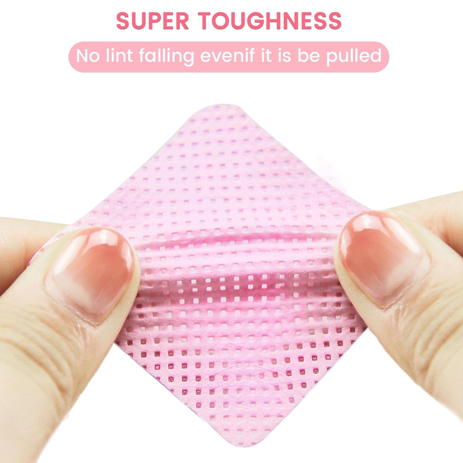 1080 toallitas de uñas sin pelusas, almohadillas no tejidas quitaesmalte de uñas, toallitas sin pelusas, toallitas suaves sin pelusa para uñas,