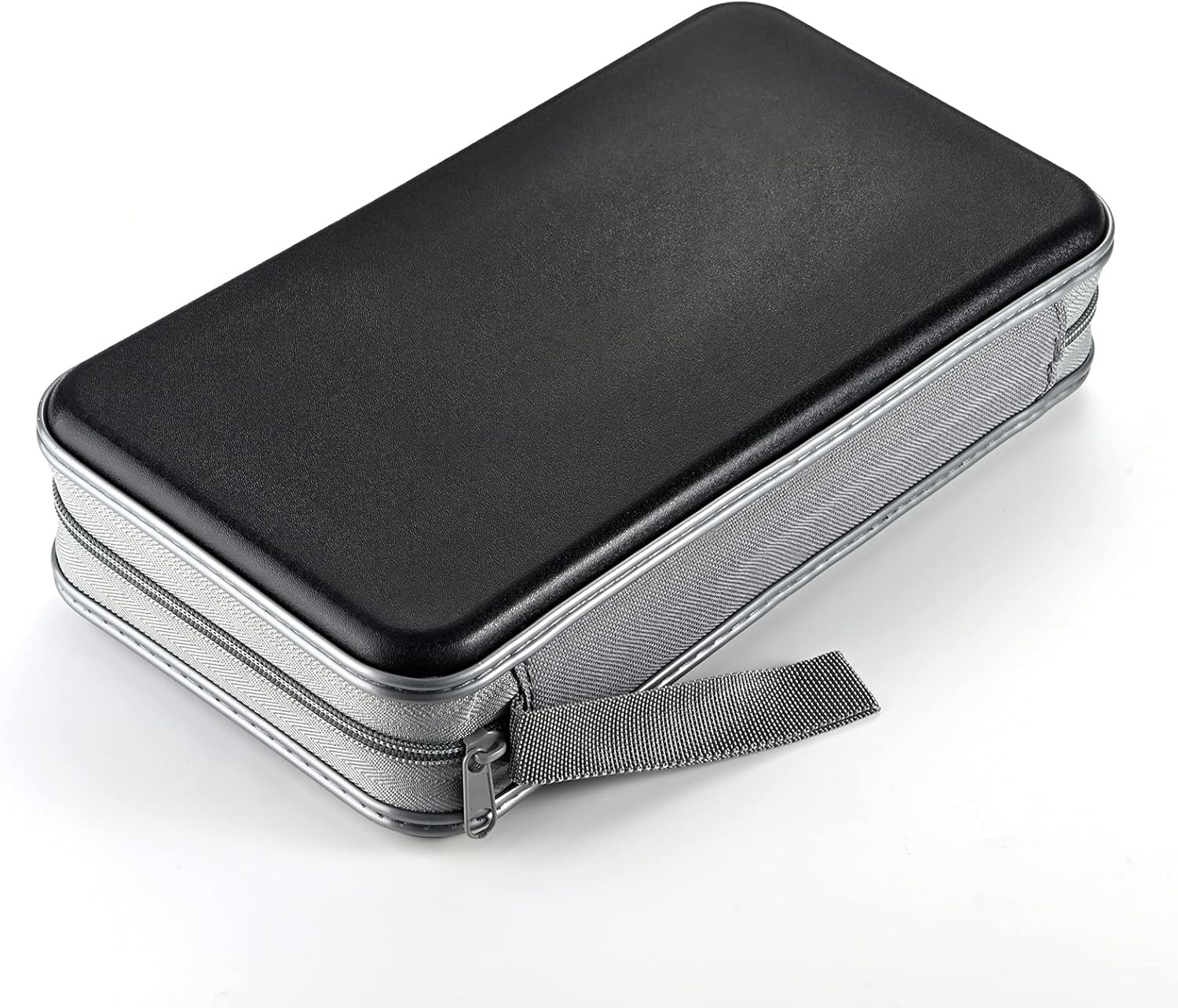 Funda para DVD, estuche portátil para CD de capacidad para 96, soporte de almacenamiento de plástico duro para DVD, CD, cartera, organizador para