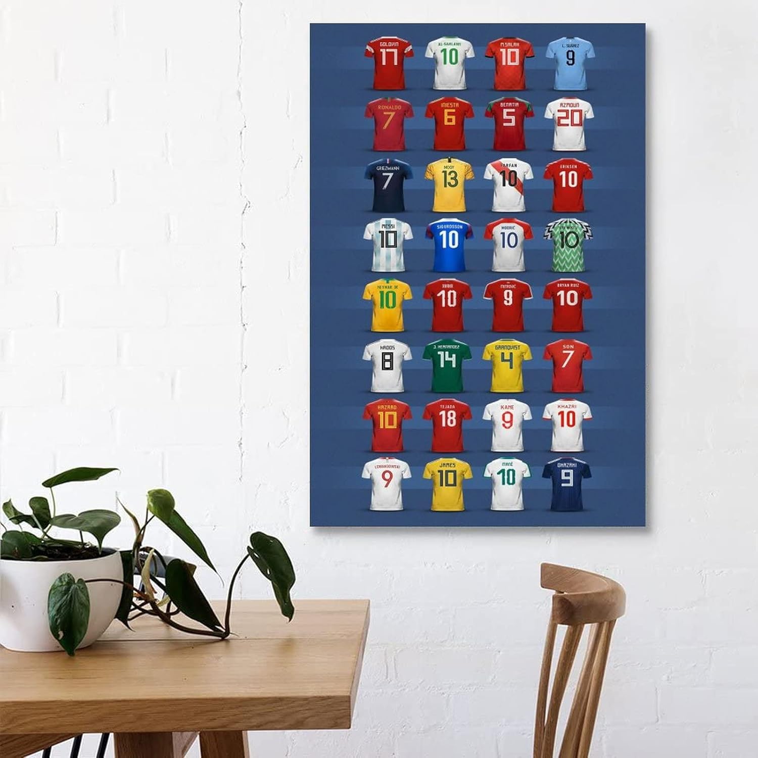 ZVW Qatar – Póster de la Copa del Mundo 2022, pintura decorativa, lienzo, arte de pared, póster de sala de estar, dormitorio, pintura de 24 x 36