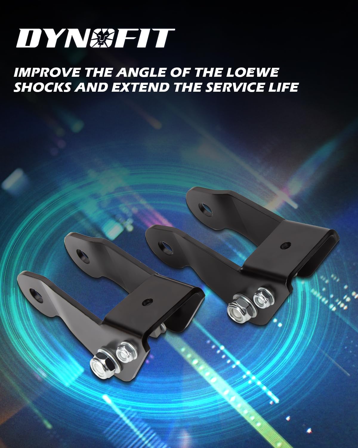dynofit Extensores de choque de 3 a 5 pulgadas para Chevy Silverado y GMC Sierra C1500, soportes de choque de caída de montaje trasero compatibles