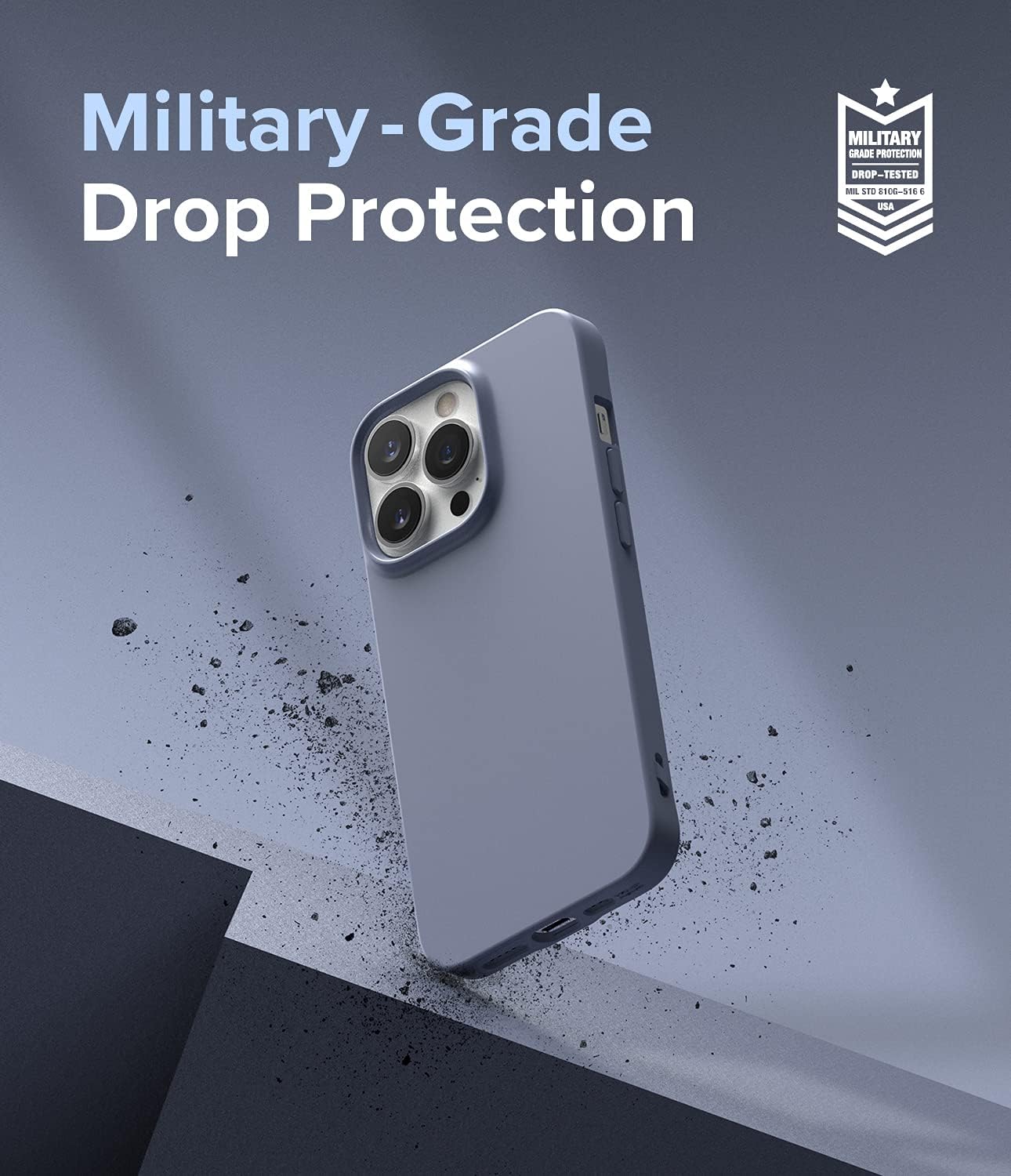 Ringke Funda compatible con iPhone 13 Pro, Air-S tipo silicona a prueba de golpes, flexible, mate, TPU fina, protección completa para teléfono de