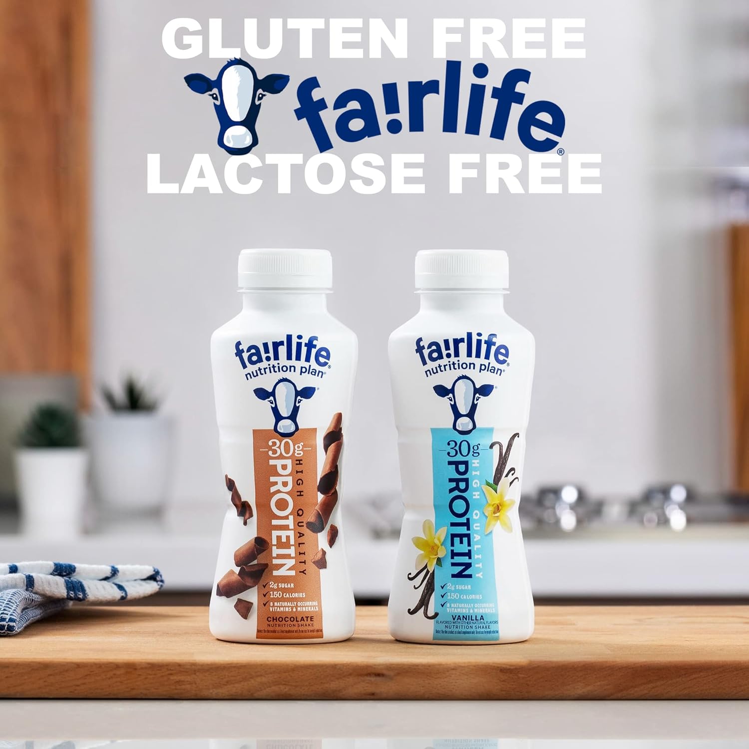 Fairlife Nutrition – Batidos de proteínas  Paquete de 12  1.06 oz de proteína, bajo en azúcar, sin lactosa  Deliciosos sabores de vainilla,